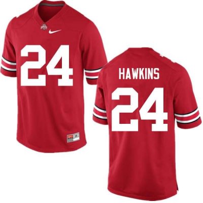 NCAA Ohio State Buckeyes Men's #24 Kierre Hawkins Red Nike Football College Jersey LTP7045GR